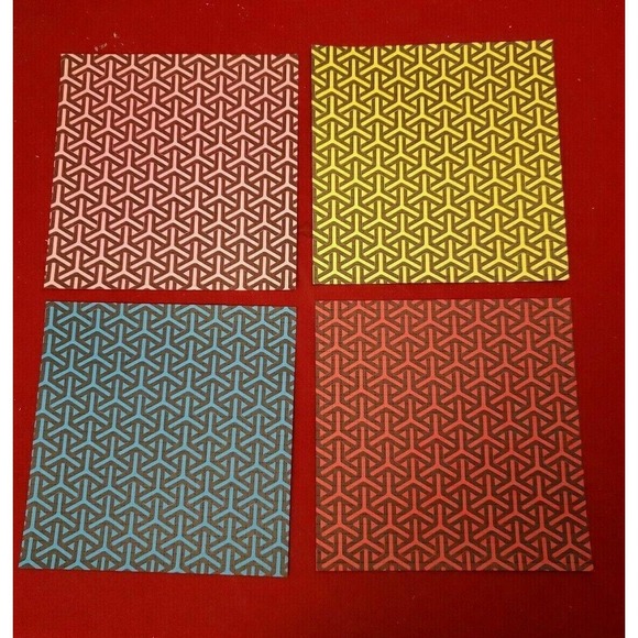 Australian‎ Boomerangs Vintage Blotter Art Collection 4 Blotters different color